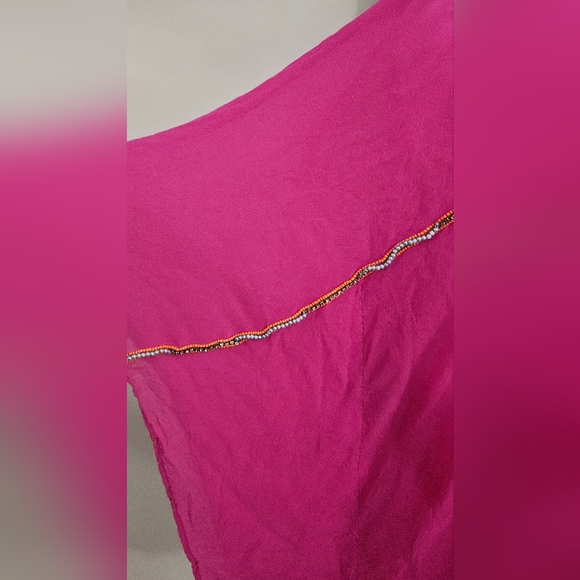 BOSTON PROPER Beaded Ombre Tunic In Pink Multi. Size Small - Picture 12 of 16
